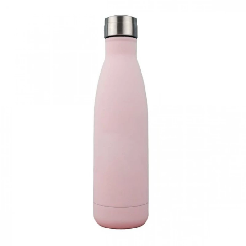 Ανοξείδωτο Θερμός 500ml με Ματ Φινίρισμα - Ροζ