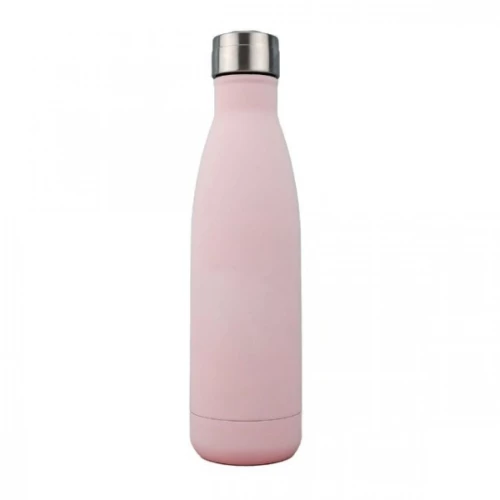 Ανοξείδωτο Θερμός 500ml με Ματ Φινίρισμα - Ροζ