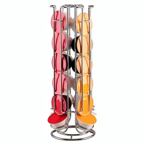 Μεταλλική Βάση για Κάψουλες Καφέ τύπου Dolce Gusto - 11,5 x 11,5 x 32,5cm