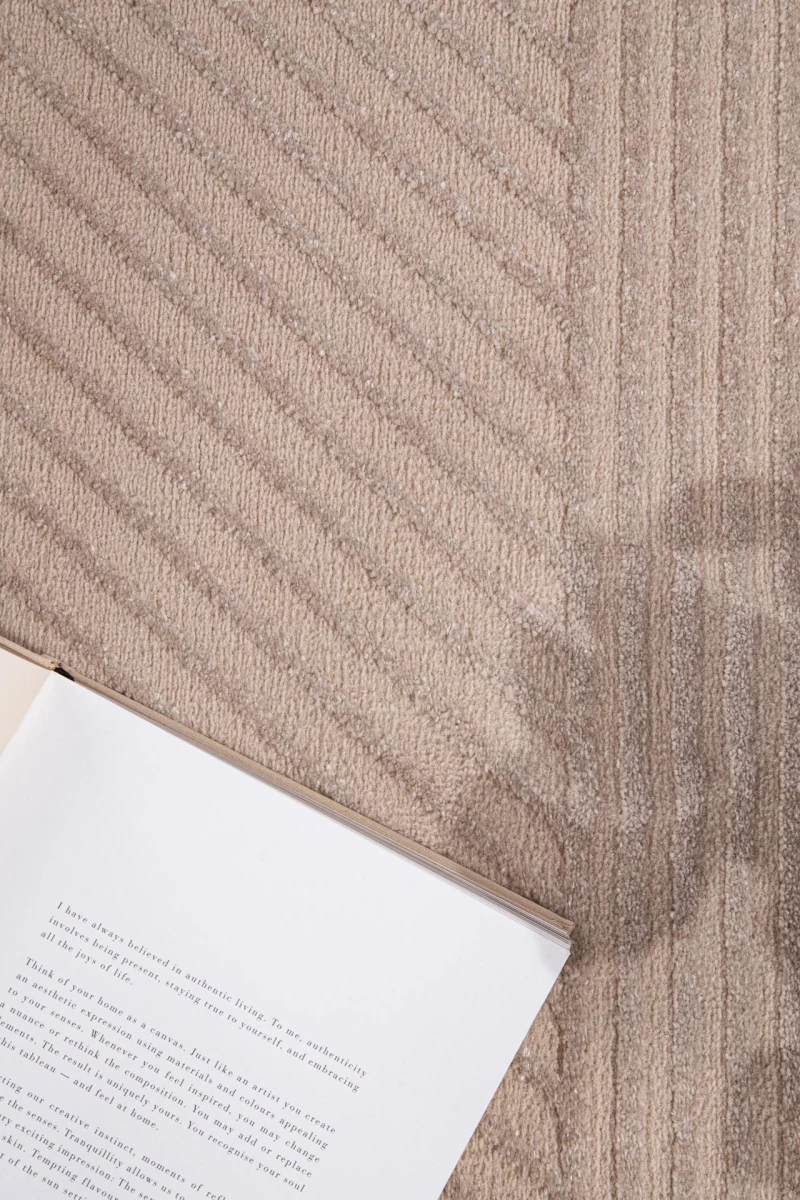 Χαλί μηχανής 133x190 Organic 591 BEIGE Royal Carpet