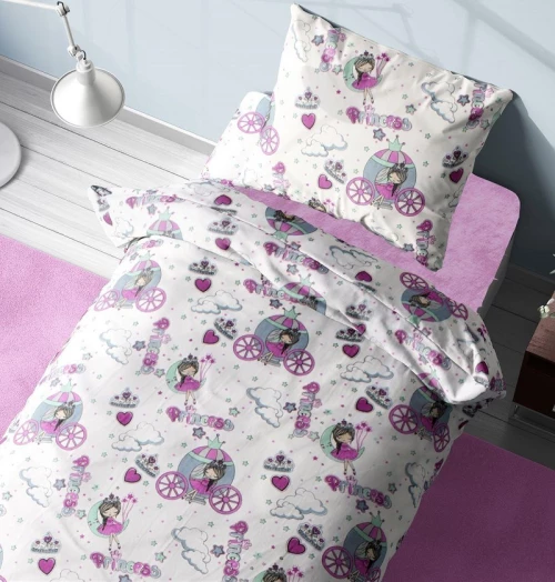 Παπλωματοθήκη Μονή 160x240 Princess 389 Dimcol