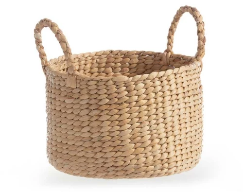 ΚΑΛΑΘΙ 28x28x18 (ΣΤΡΟΓΓΥΛΟ) (ROMANO NATURAL) - NEF NEF ROMANO NATURAL / 100% ΥΑΚΙΝΘΟΣ