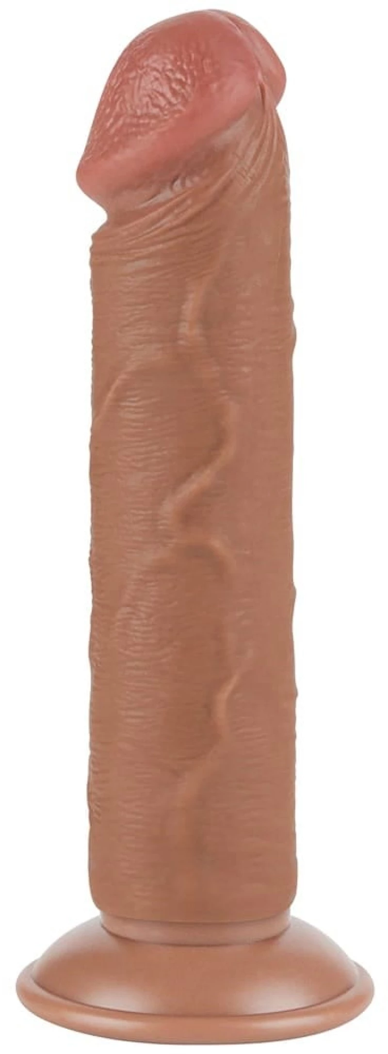 8'' Sliding Skin Dual Layer Dong Brown II
