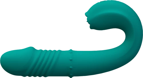 Thrusting Rabbit Vibrator Green