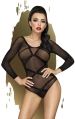 Penthouse High on Love Mesh Teddy Black