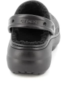 Γυναικείο Σαμπό Crocs Classic Platform Lined Clog W Ανατομικό Χρώματος Μαύρο 207938-001