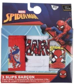 Σετ σλιπάκια αγόρι 3τμχ. "Spiderman" γκρι μελανζέ (Γκρι μελανζέ)