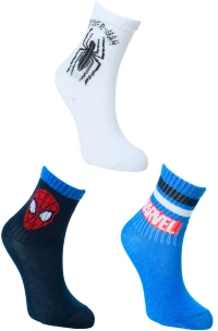 Σετ 3 ζευγάρια κάλτσες αγόρι "SpiderMan" μπλε (Μπλε)