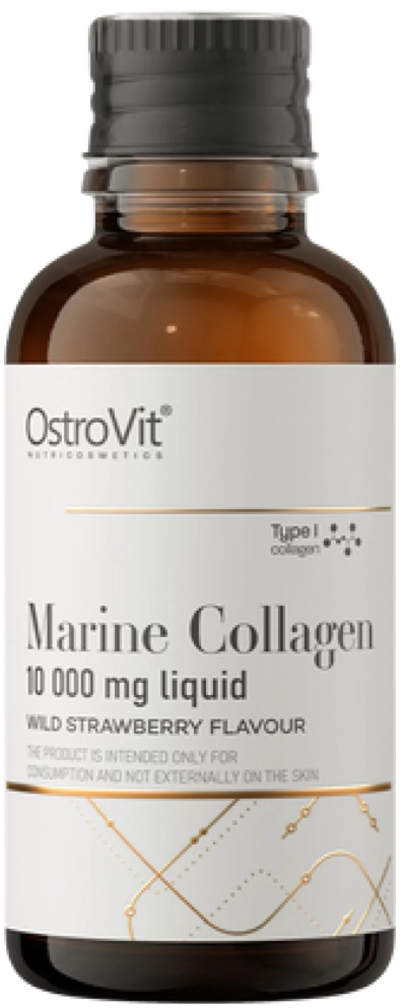 OstroVit Marine Collagen Liquid 10 000 mg [30 ml] Φράουλα