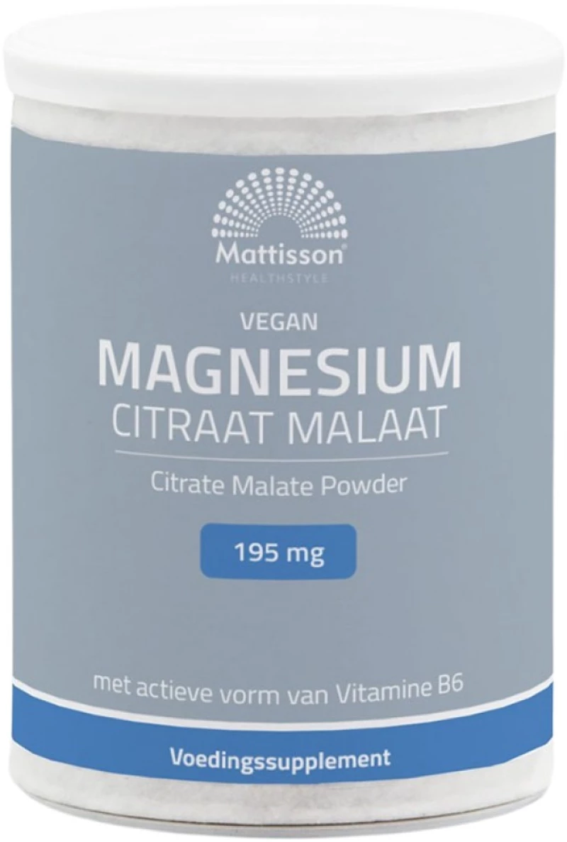 Mattisson Healthstyle Vegan Magnesium Citrate & Malate [125 Γραμμάρια]