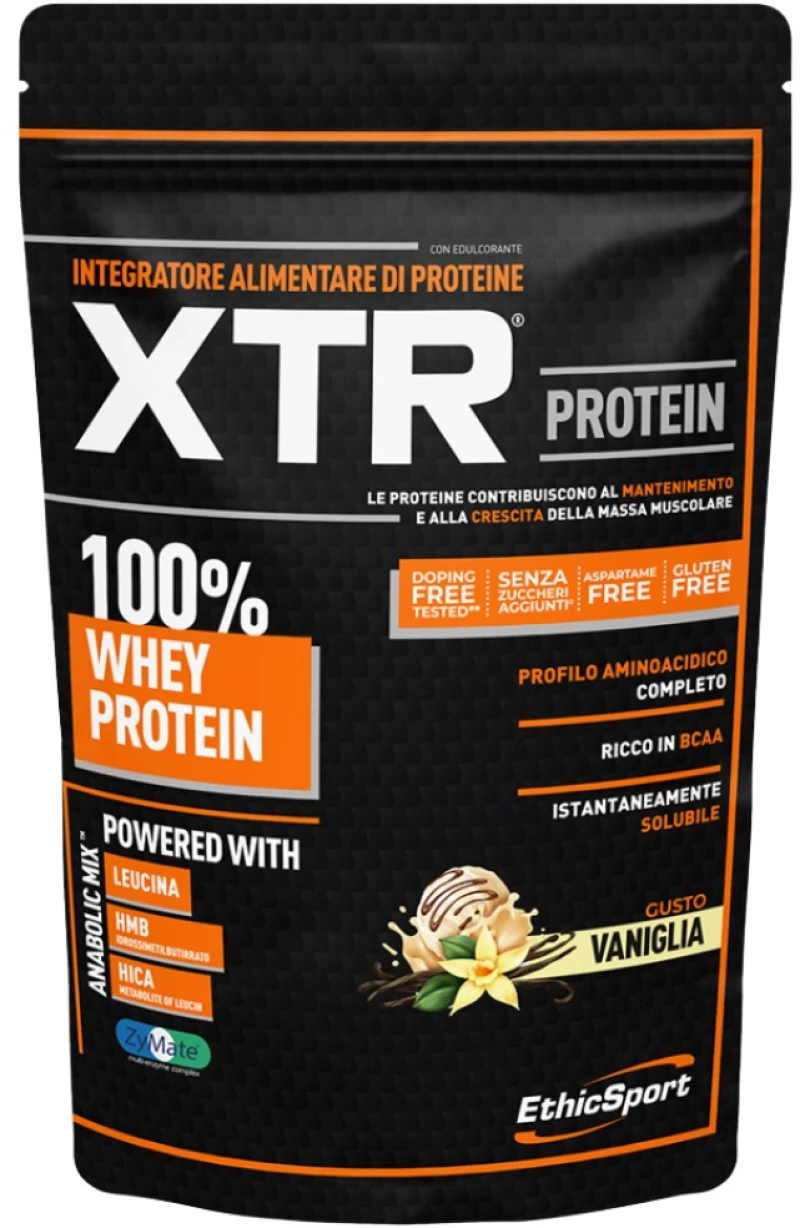 EthicSport XTR 100% Whey | with AnabolicMix & ZyMate [900 Γραμμάρια] Βανίλια