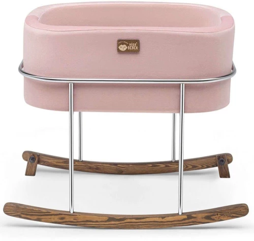 Κούνια Βρεφική Hier 676HDS1138 90x58x70cm Pink-Silver Βρεφικό