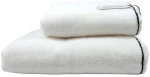 Πετσέτα Purity White-Black Cyxo Προσώπου 50x100cm 100% Βαμβάκι