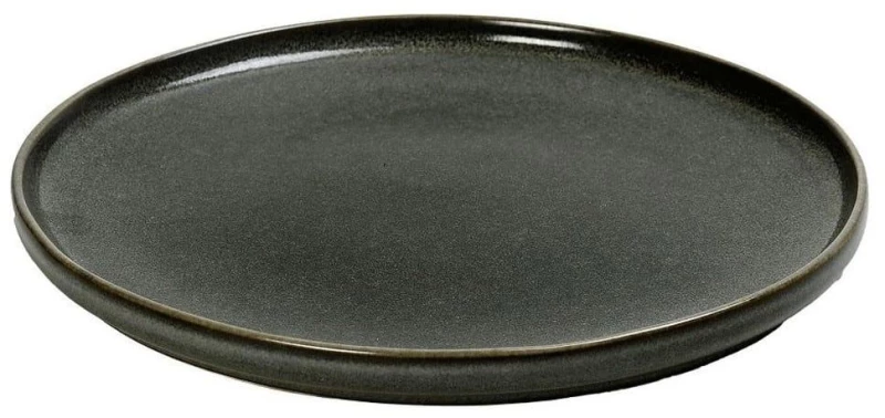 Πιάτο Ρηχό Noah TAP206K4 28x28x2,5cm Grey-Green Espiel Πηλός