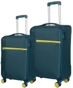 Βαλίτσα Trolley Oblivion (Σετ 2Τμχ) 5100/60/70cm Petrol-Yellow Cardinal