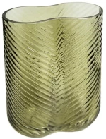 Βάζο 00.03.32531 8x15x20,5cm Green Γυαλί