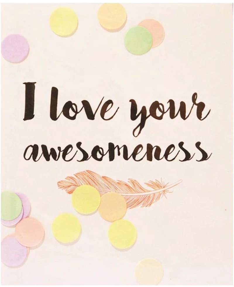 Ευχετήρια Κάρτα Κονφετί I love Your GL-CC-04 Multi The Gift Label