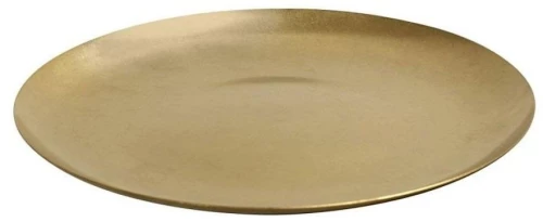 Πιάτο Ρηχό Στρογγυλό FEV213 Snow Gold SS 18/10 23x23x1,5cm Espiel Ανοξείδωτο Ατσάλι