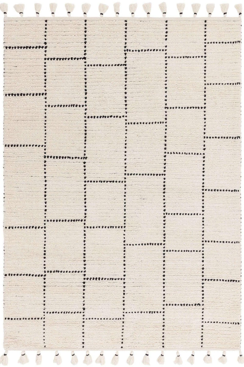 Χαλί Nepal Tile Cream-Black Asiatic London 160X230cm