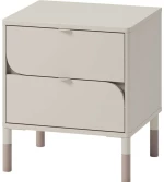 Κομοδίνο Harmony 162784239 46x40x52cm Ecru