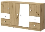 Συρταριέρα Nero 06 162293499 160x40x90cm Natural-White