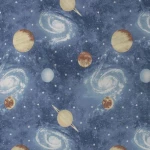 Πάνα Χασέ Milky Way 185 Blue DimCol 80x80cm 100% Βαμβάκι