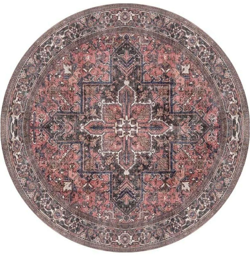 Χαλί Soul AL 122 Red-Black Conceptum Hypnose 150X150cm Round