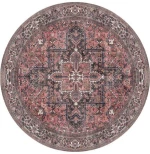 Χαλί Soul AL 122 Red-Black Conceptum Hypnose 150X150cm Round