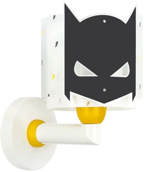Φωτιστικό Τοίχου - Απλίκα Dark Hero 61809 16x16x22cm 1xE27 15W White-Black Ango