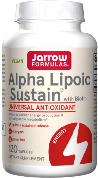 Jarrow Formulas ALA - Alpha Lipoic Sustain® 300 mg with Biotin 330 mcg [120 Ταμπλέτες]