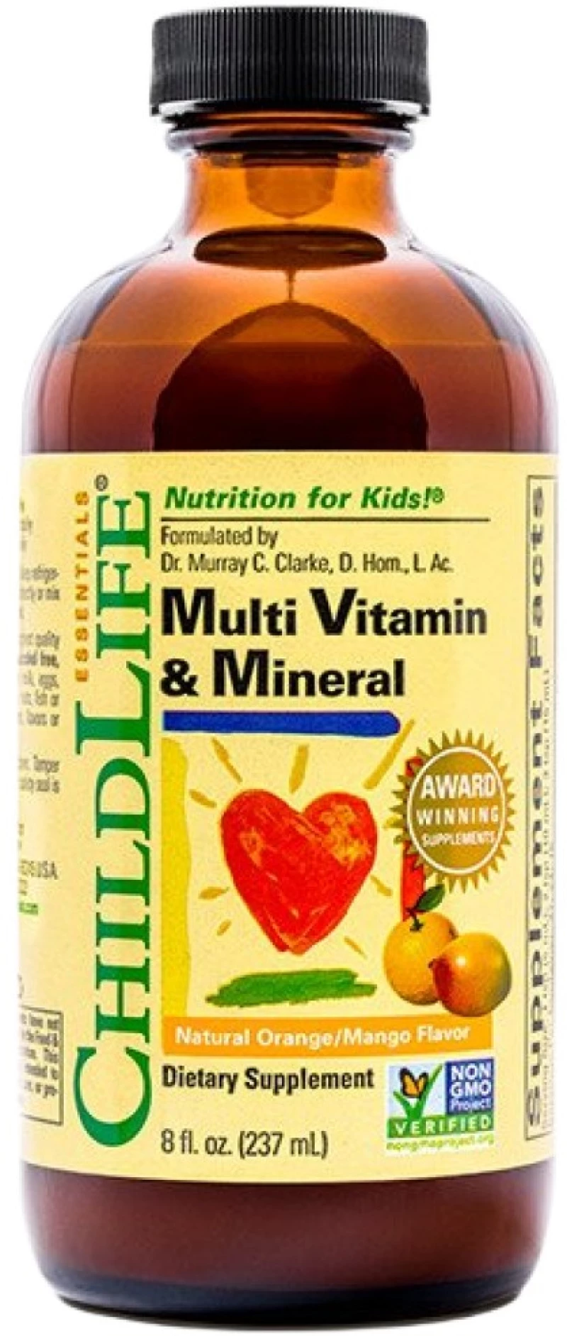 ChildLife Essentials Multi Vitamin & Mineral [237 ml] Πορτοκάλι και μάνγκο
