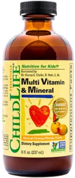 ChildLife Essentials Multi Vitamin & Mineral [237 ml] Πορτοκάλι και μάνγκο
