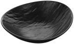 Πιάτο Μελαμίνη Οβάλ Μαύρο Βαθύ Stone 19x17.3cm Viosarp - 5206753046288