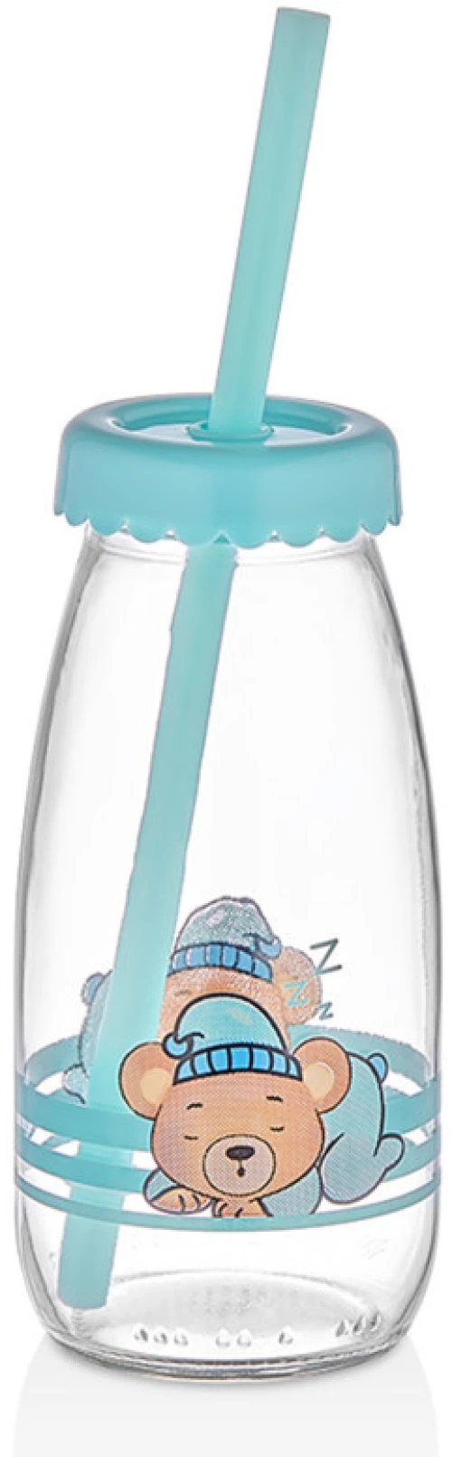 Μπουκαλάκι Γυάλινο Με Καλαμάκι 250ml Viosarp - 5206753045632