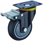 Ρόδα Με Φρένο Βιομηχανική TPR 75mm -  31307338