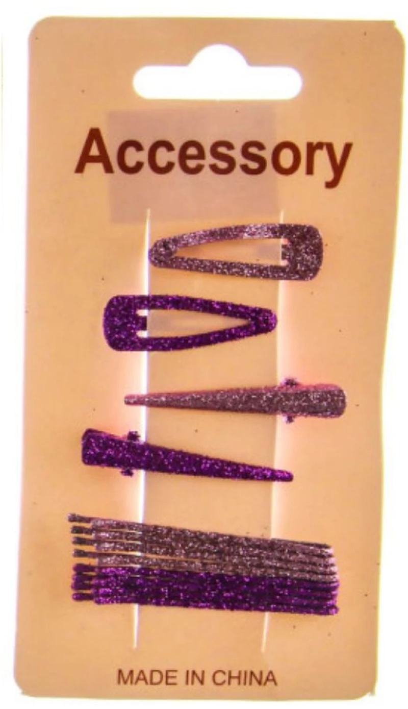 Σετ 12 Τεμάχια Τσιμπιδάκια Για Μαλλιά Με Glitter Viosarp - 5206753024095
