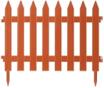 Φράχτης Κήπου Πλαστικός Terracotta 3.60mx52cm Prosperplast - 103770