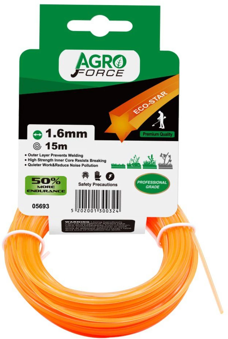 Μεσινέζα Αστεράκι 3.3mm-15m AgroForce - 31305698