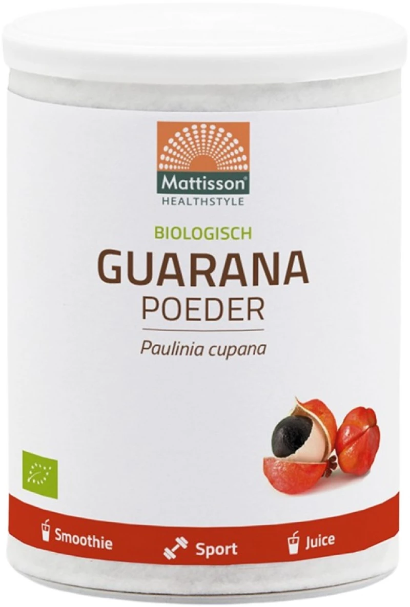 Mattisson Healthstyle Organic Guarana Powder [125 Γραμμάρια]