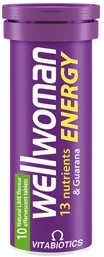 Vitabiotics Wellwoman Energy | Effervescent [10 Αναβράζοντα δισκία] Λάιμ