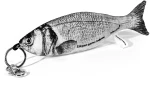 Λαβράκι μπρελόκ - fishome