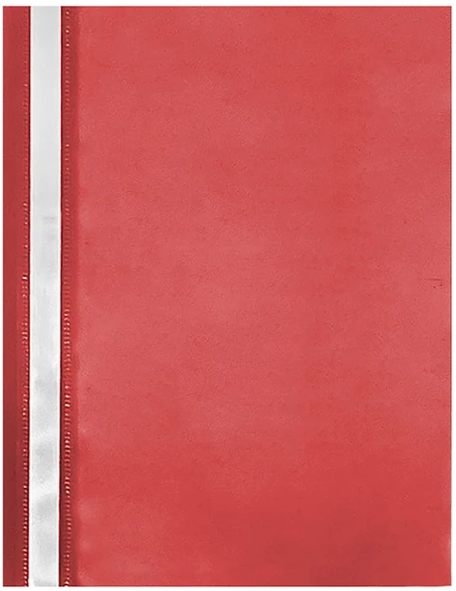 Ντοσιέ ζελατίνα με έλασμα 31x23cm JustNote 381959 ΚΟΚΚΙΝΟ - 12 ΤΕΜ 18-1939-RED