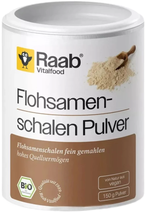 Raab Vitalfood Bio Psyllium Husks Powder [150 Γραμμάρια]