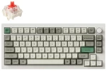 Keychron Q1 Max QMK/VIA (Q1M-P1) Wireless Custom Mechanical Keyboard-Red Switch-Shell White US Layou
