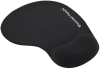 POWERTECH mouse pad PT-1293 με στήριγμα καρπού, 23x19x1.8cm, μαύρο