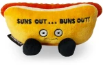 Punchkins Plush Hot Dog Λούτρινο – "Suns Out... Buns Out!"