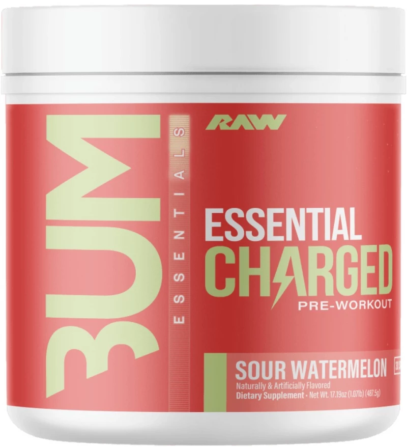 RAW Nutrition CBUM Essential Charged Pre [480 Γραμμάρια] Ξινό καρπούζι