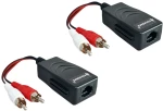 FOLKSAFE audio extender FS-2001AA μέσω καλωδίου RJ45, RCA σε RCA, έως 1000m