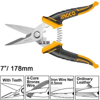 Πολυψάλιδο 180mm HES0187 INGCO