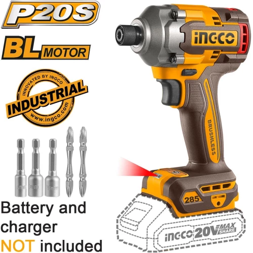 Κατσαβίδι Παλμικό Μπαταρίας 20V Li-Ion SOLO 285Nm